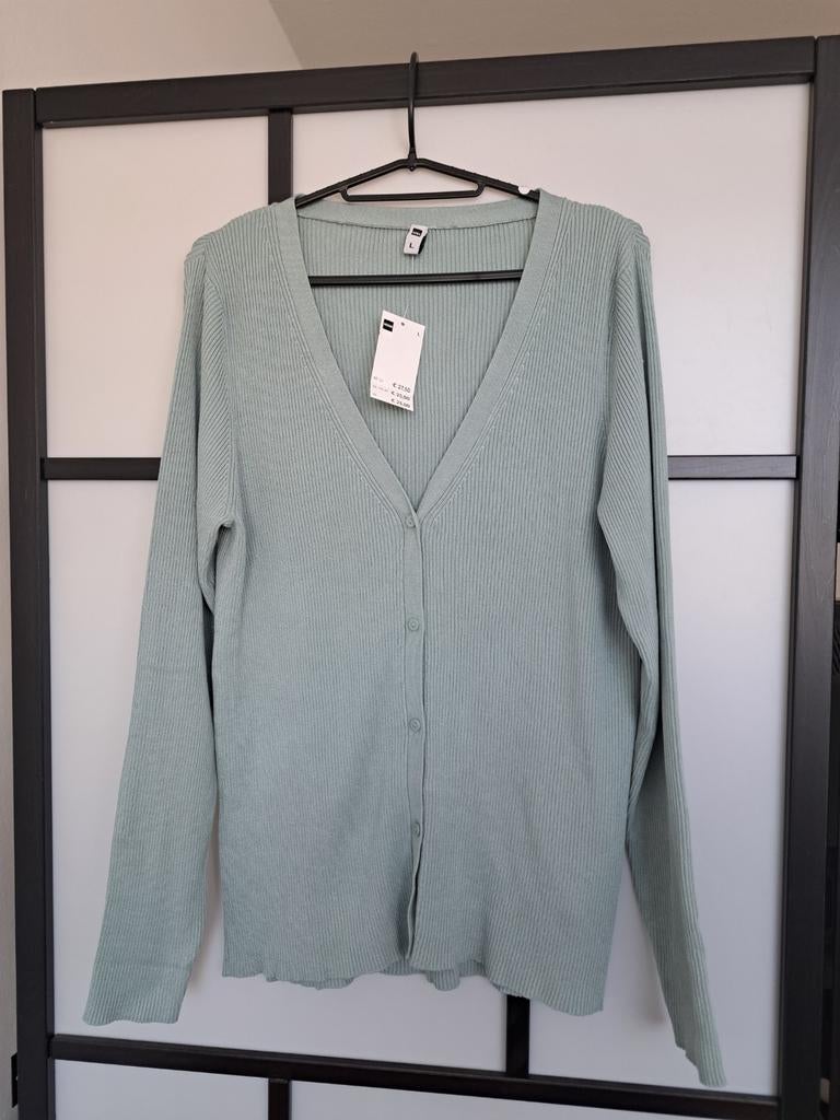 Hema Groen Vest Knoopjes maat L Nieuw met Prijskaartje, Ophalen of Verzenden