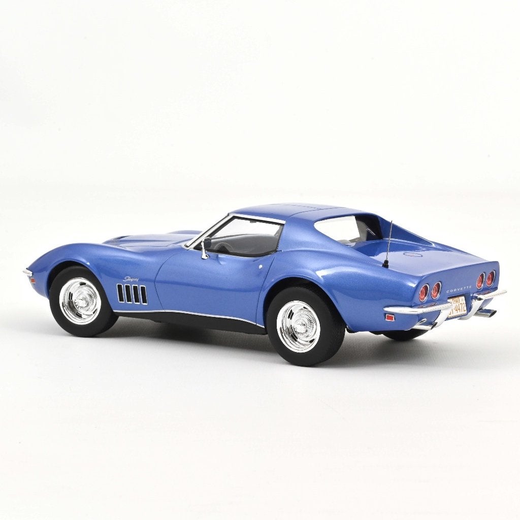 Chevrolet Corvette Coupe '69 Le Mans Blauw 1/18 NOREV 189034, Verzenden, Nieuw, Auto, Norev