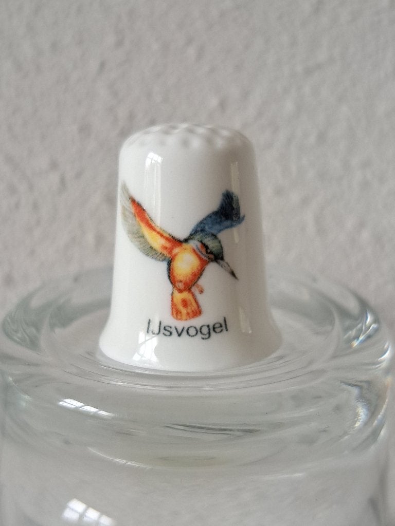 IJsvogel Vingerhoed van Porselein, Verzamelen, Ophalen of Verzenden, Nieuw, Porselein, Nederland