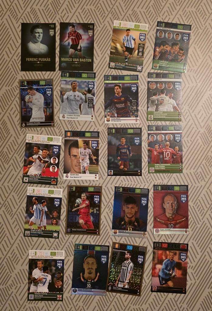 Panini Adrenalyn XL '16 - diverse kaarten, Ophalen of Verzenden, Zo goed als nieuw, Buitenlandse clubs, Poster, Plaatje of Sticker