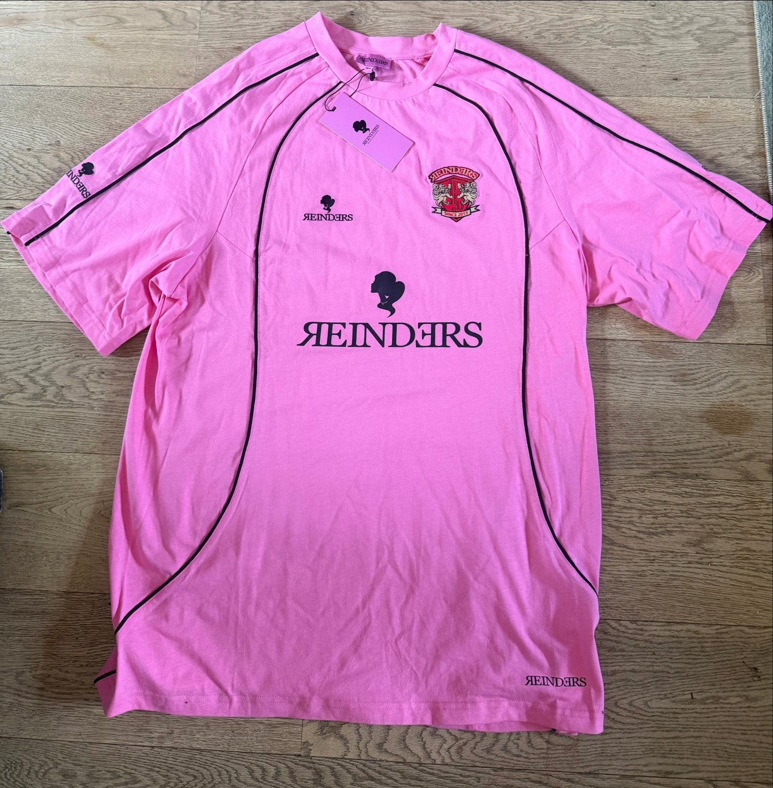 Reinders Sportset: Roze T-shirt en Joggingbroek (Nieuw), Nieuw, Ophalen of Verzenden, Korte mouw, Roze