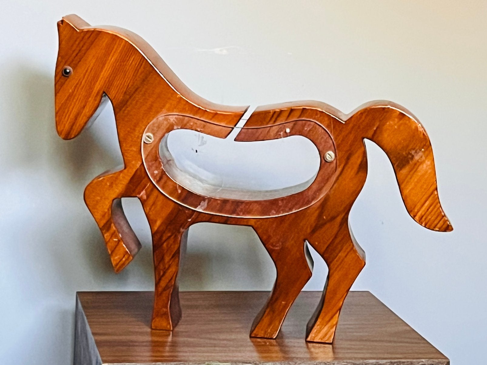 Mid-Century Modern stij  paardensculptuur   spaarpot, Verzamelen, Spaarpotten, Ophalen of Verzenden, Zo goed als nieuw, Steen, Aardewerk of Keramiek