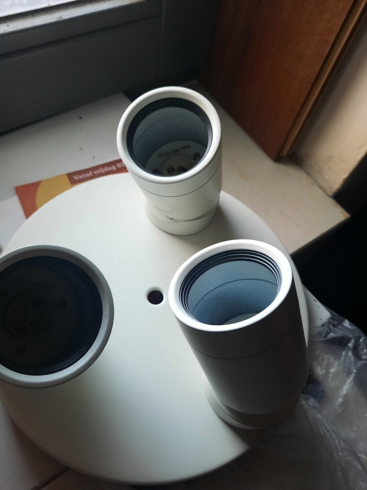 IKEA Nymåne plafondlamp met 3 spots, wit, Wit, IKEA, Zo goed als nieuw, Modern