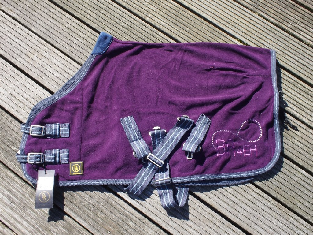 BR fleece deken 4 Ever 115/165 cm, Dubbele borstsluiting, BR, Zweetdeken, Nieuw