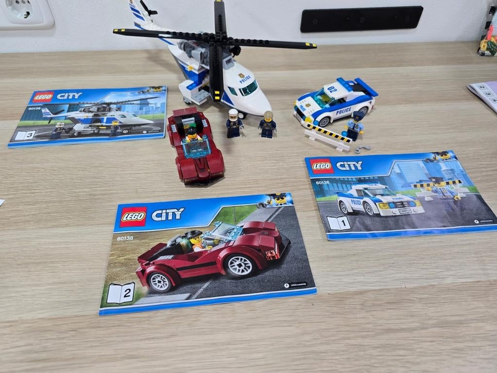 LEGO City 60138 Achtervolging op hoge snelheid compleet, Compleet, City, Lego, Ophalen of Verzenden
