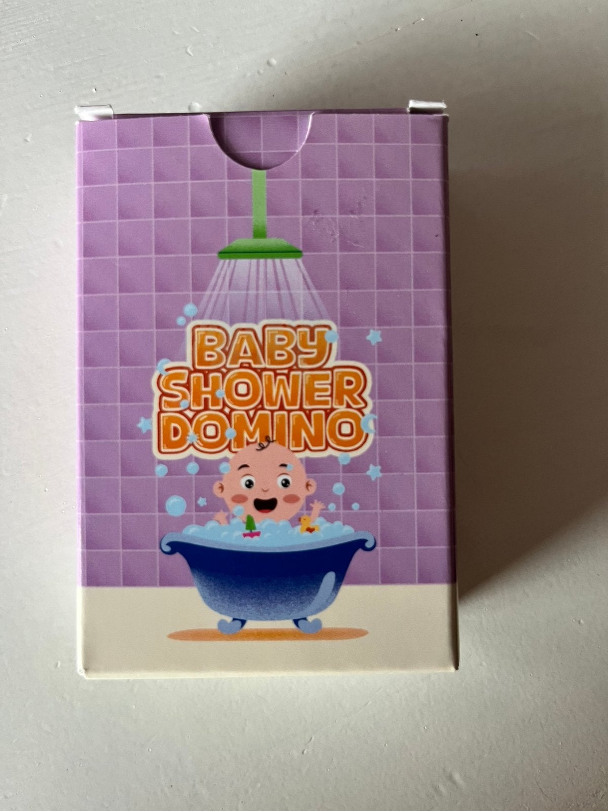 Babyshower domino, Ophalen, Zo goed als nieuw