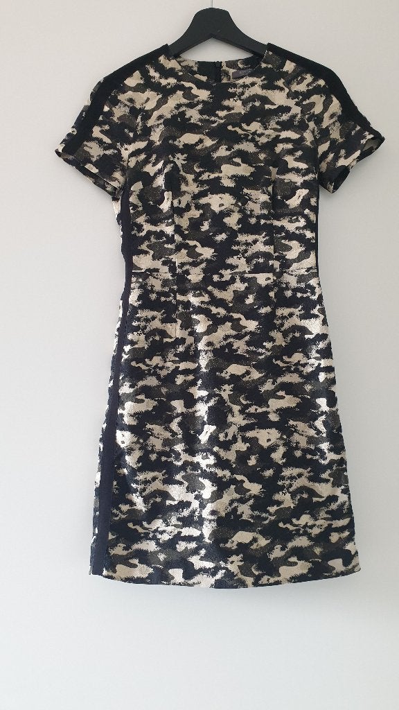Kocca Collection Luxe Jacquard Jurk maat XS, Zwart, Kocca, Ophalen of Verzenden, Zo goed als nieuw
