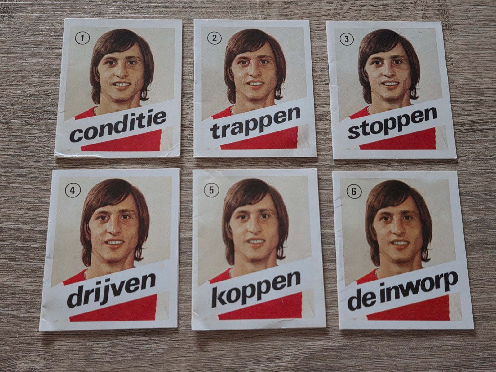 Johan Cruyff complete set Hero boekjes, Ophalen of Verzenden, Gebruikt, Ajax, Poster, Plaatje of Sticker