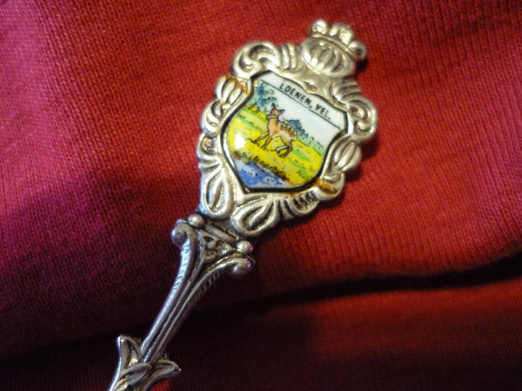 Vintage theeleltje Loenen, Verzenden, Gebruikt, Overige materialen, Bestek