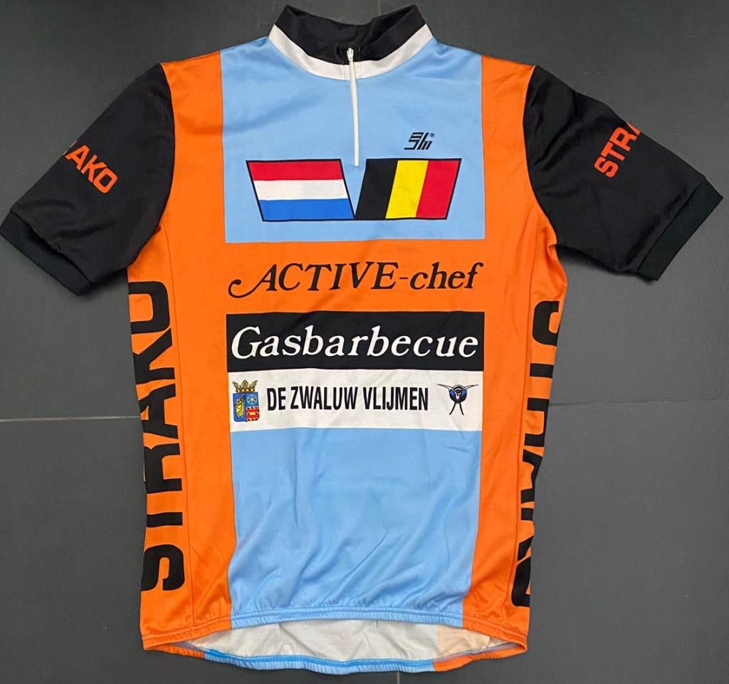 Wielershirt DE ZWALUW VAN VLIJMEN – GASBARBEQUE, Ophalen of Verzenden, Overige typen