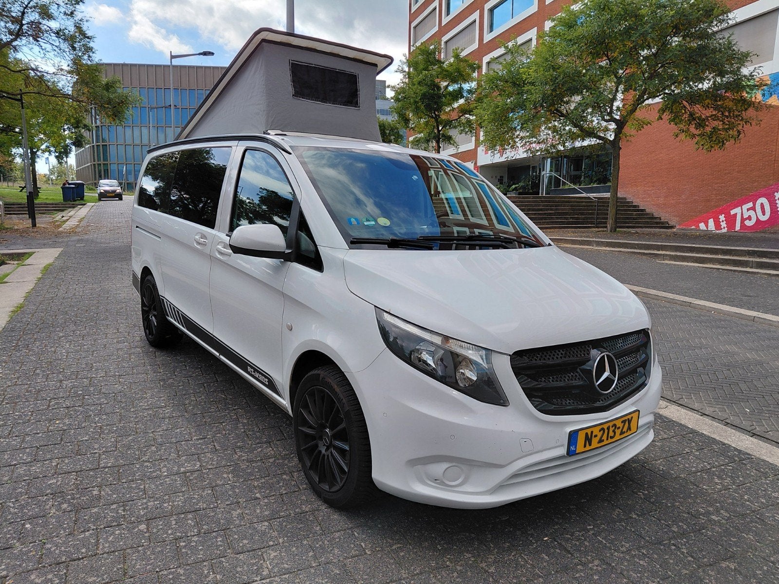 Mercedes-Benz Vito camperbus 2018 Wit, Overige carrosserieën, 2000 kg, 4 stoelen, Diesel