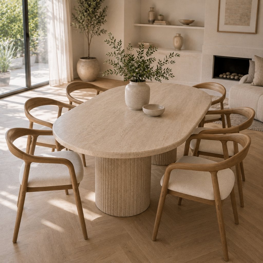 Japandi Eetkamerstoel Eettafel Stoelen Naturel Hout, Huis en Inrichting, Japandi Hout Scandinavische Stoel Walnoot Eikenhout Minimalistic