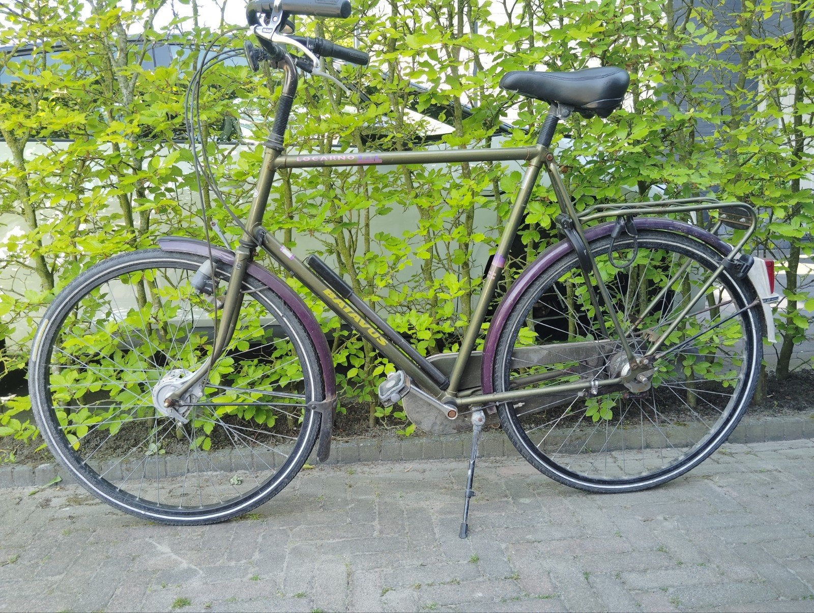 Heren fiets hoog model, Gebruikt, Batavus, Ophalen of Verzenden, Minder dan 10 versnellingen