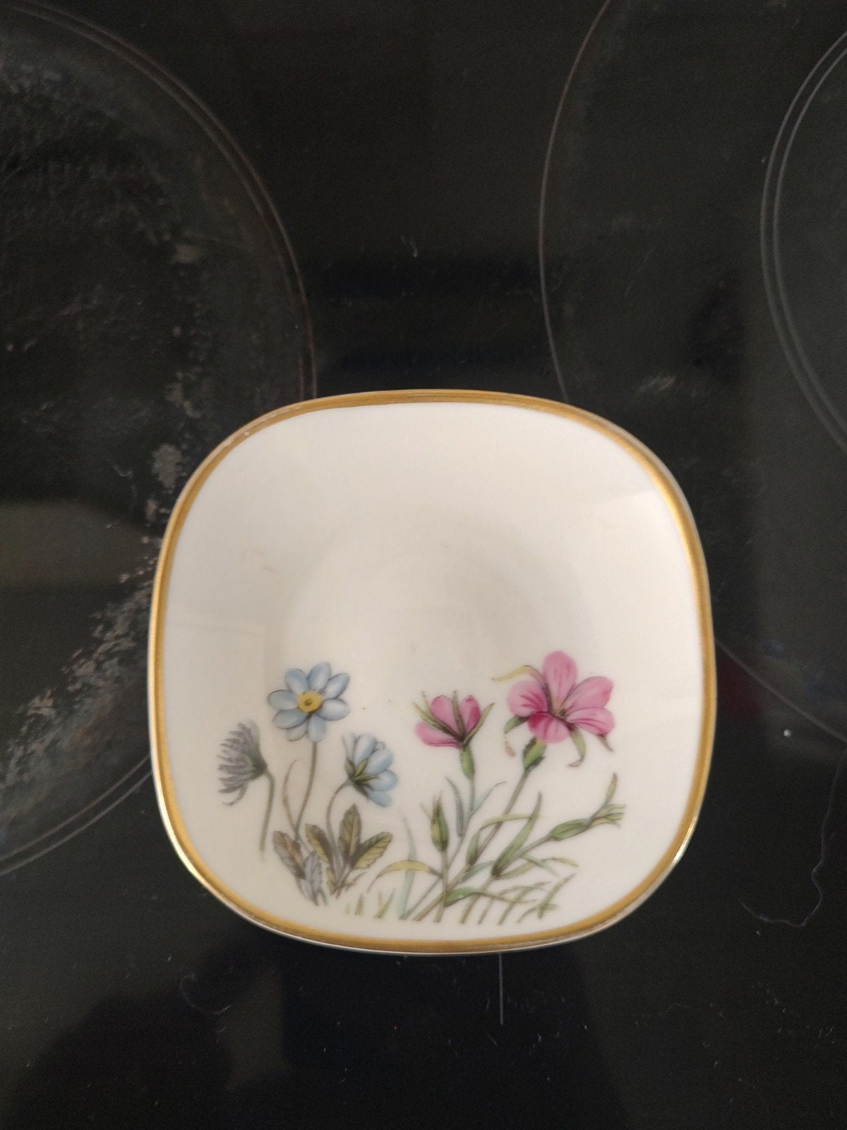 Krautheim Selb Bavaria schaaltje met bloemmotief, Ophalen of Verzenden