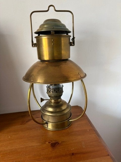 nautische olie lamp niet lek, Ophalen, Gebruikt, Binnenverlichting