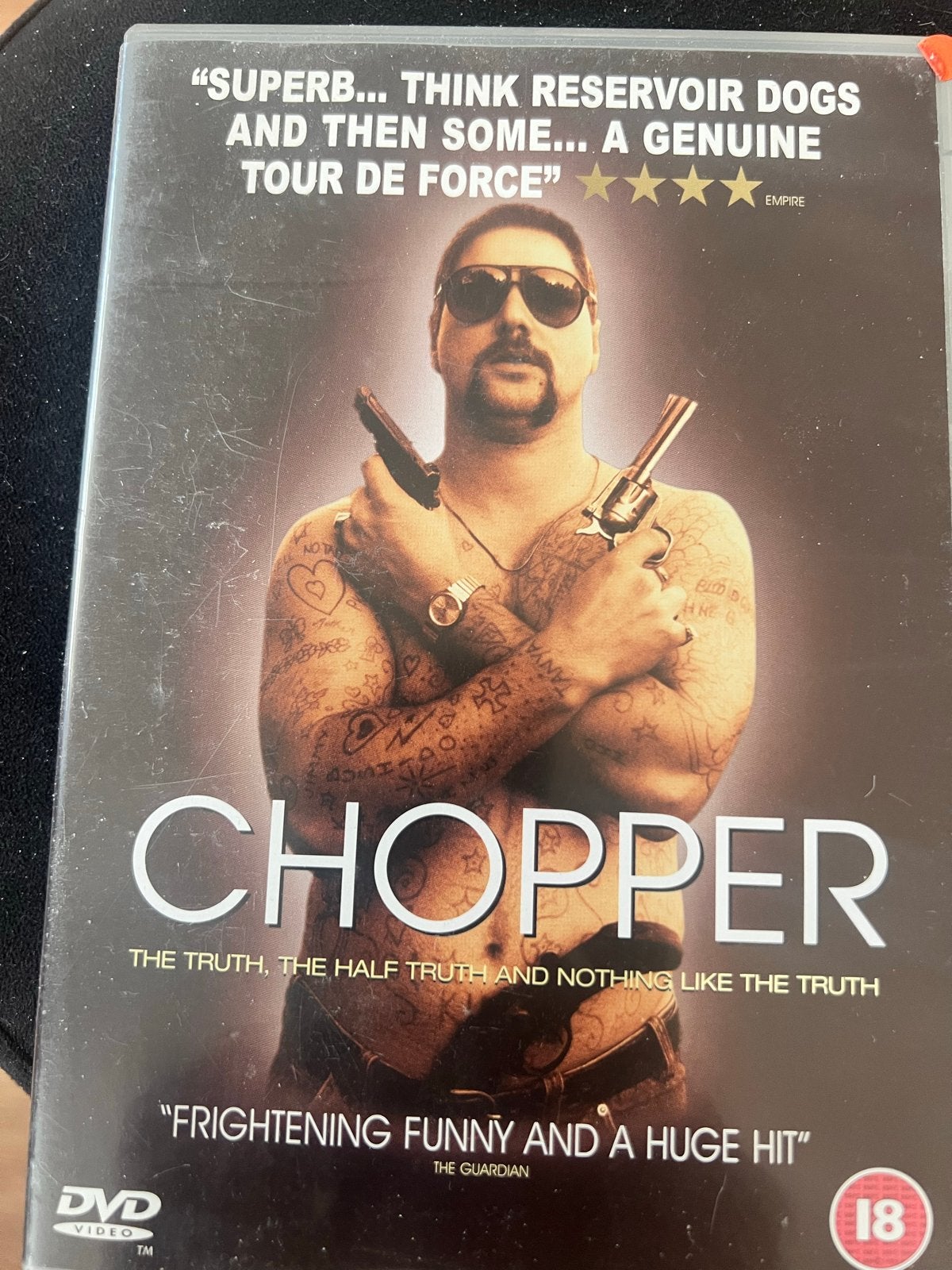 Wag the Dog & Chopper DVD's - Komedie & Misdaad, Vanaf 18 jaar, Ophalen of Verzenden, Inclusief doosje, Actiekomedie