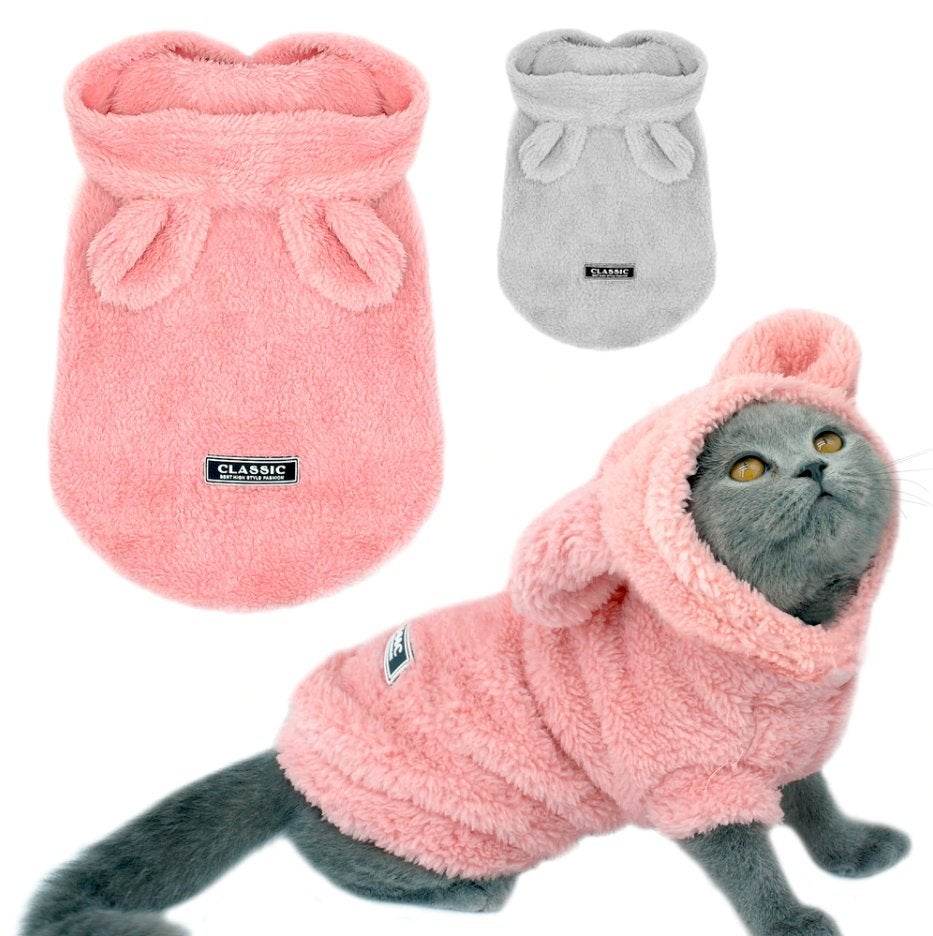 Warme Katten Honden Kleding / Jas Kat Poes Shirt Trui Pakje, Verzenden, Nieuw