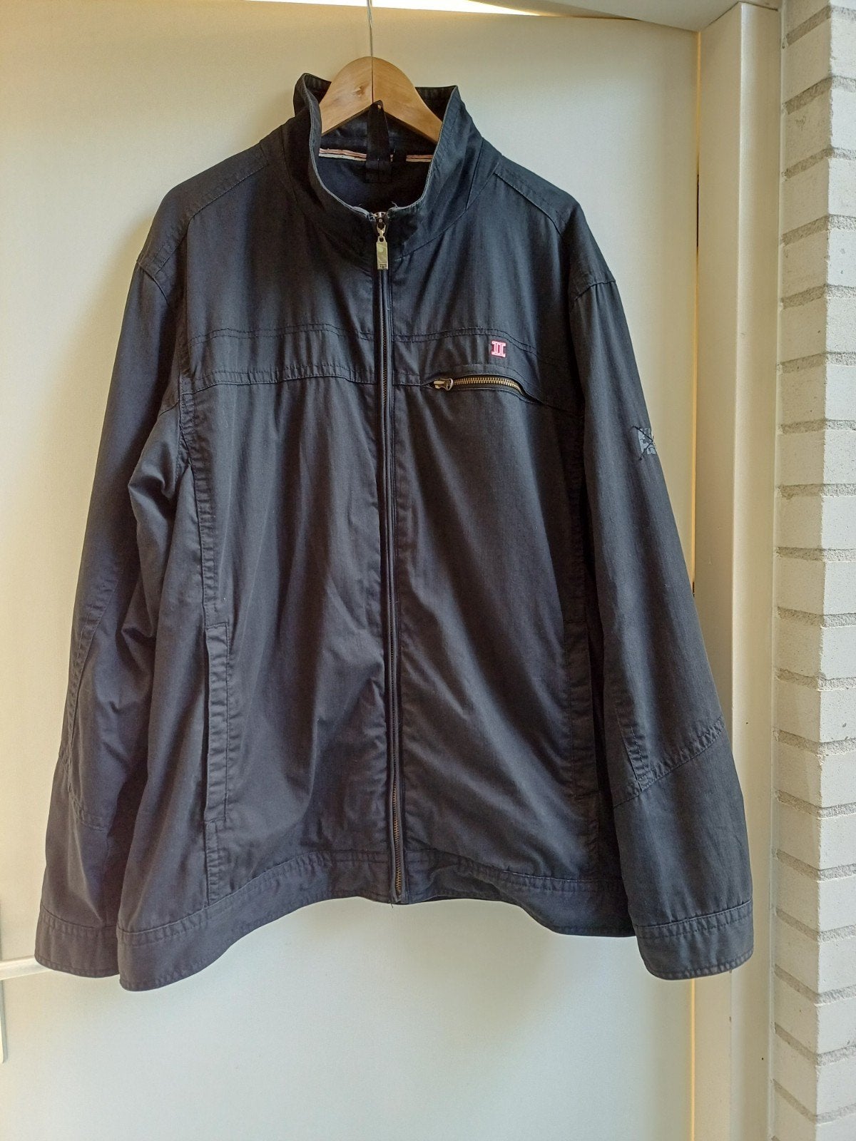 Zwart katoenen heren zomerjack maat XXL, Ophalen of Verzenden, Zo goed als nieuw, Overige maten, Zwart