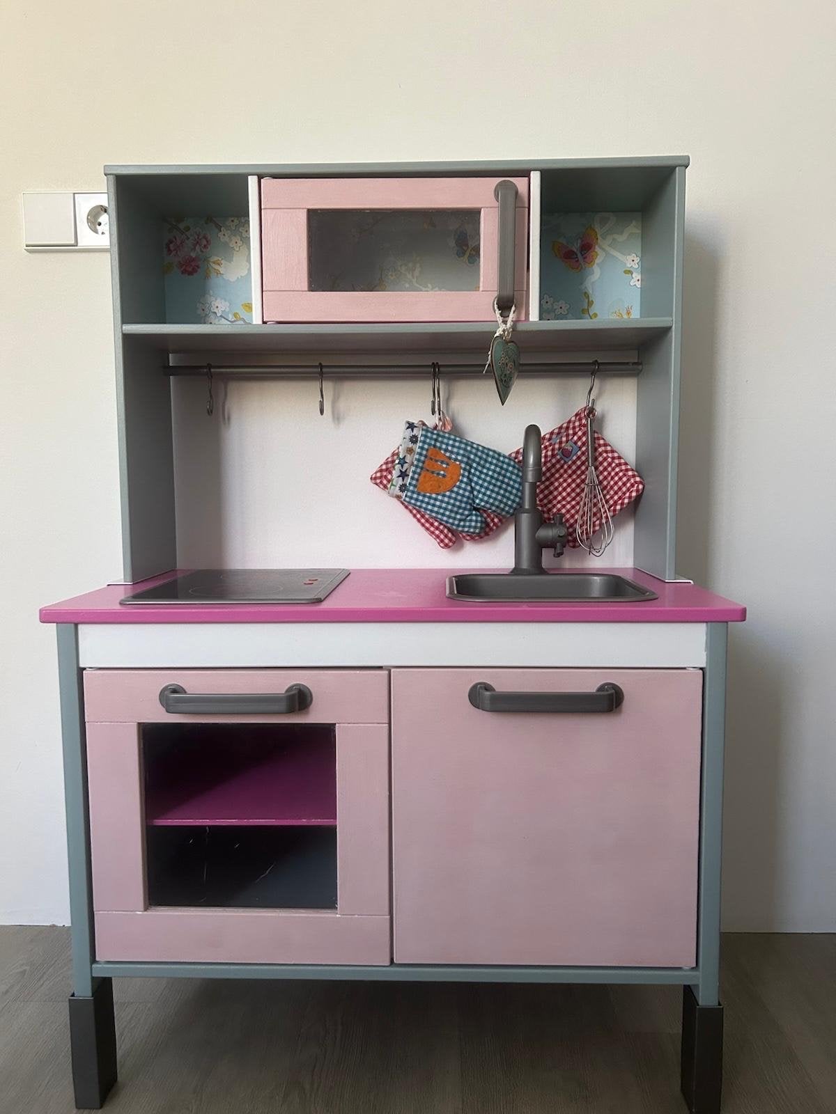 Gepimpte IKEA speelkeuken, Ophalen, Gebruikt, Meubelstuk of Keukentje