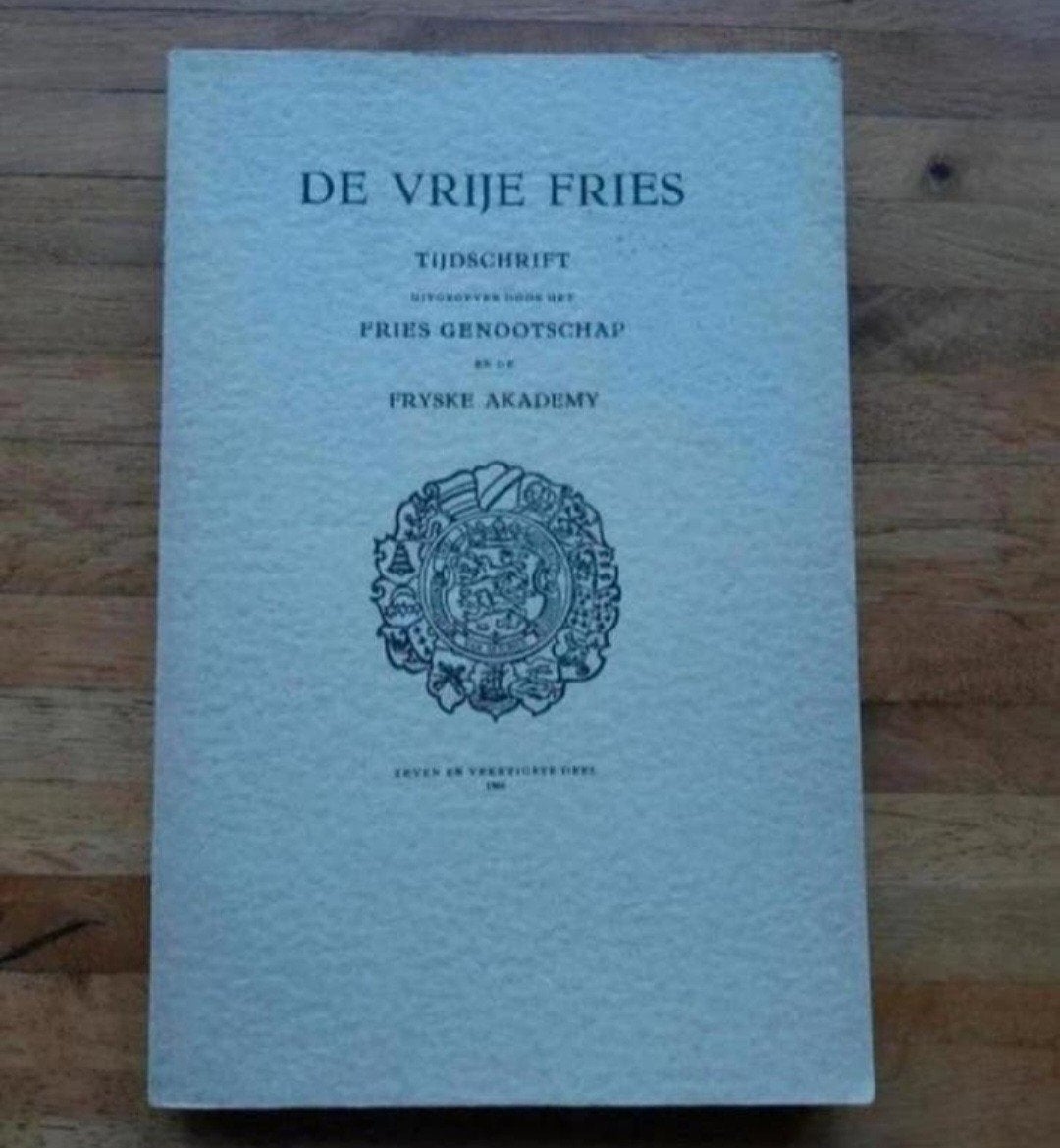 De vrije Fries deel 47 uit 1966
Fries genootschap geschieden, Ophalen of Verzenden, Zo goed als nieuw