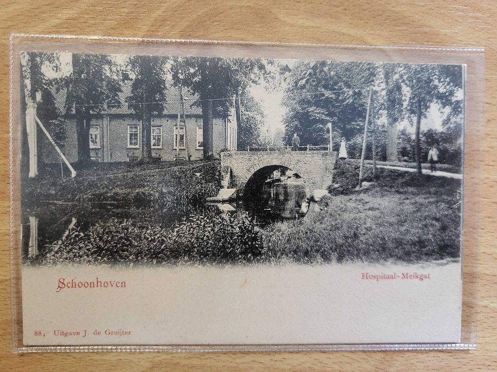 ansicht SCHOONHOVEN Melkgat, Ophalen of Verzenden, Voor 1920, Zuid-Holland