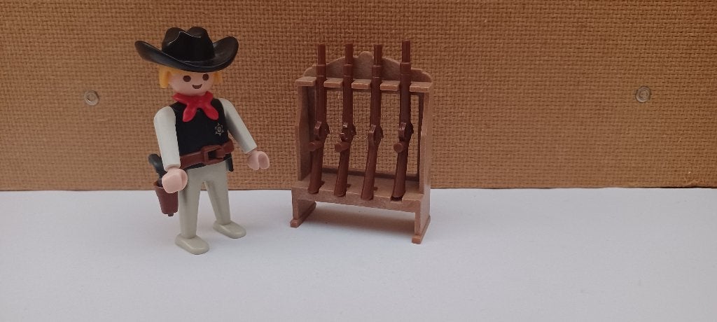 playmobil vintage sheriff, Ophalen of Verzenden, Gebruikt, Complete set