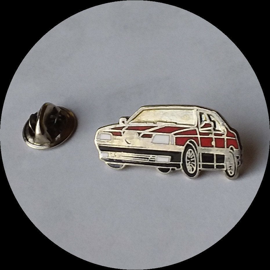 ALFA ROMEO 155 pin,rood geëmailleerd, Verzamelen, Ophalen of Verzenden, Zo goed als nieuw, Transport, Speldje of Pin