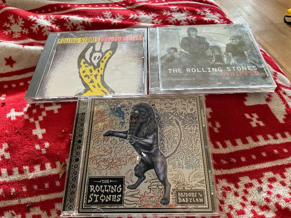 The Rolling Stones 3 x CD Bridges to Babylon voodoo lounge …, Ophalen of Verzenden, Gebruikt, Rock, Album