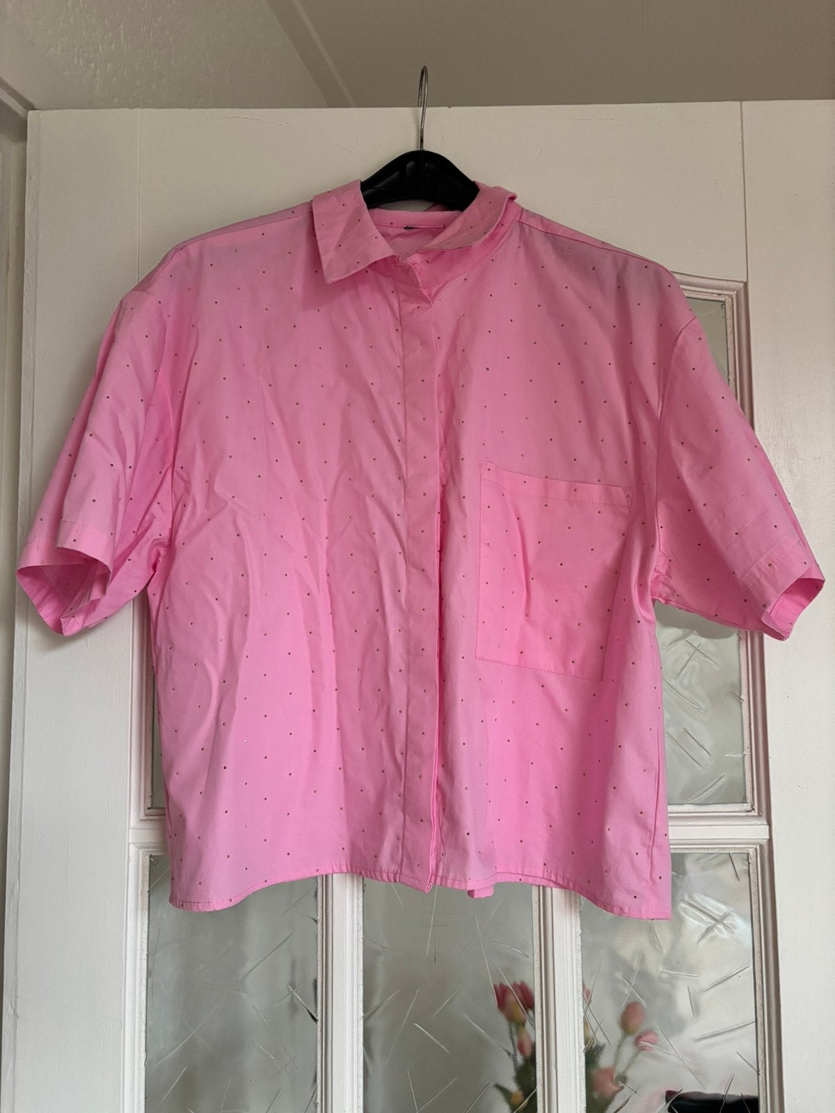 Blouse XL, Ophalen of Verzenden, Zo goed als nieuw, Maat 46/48 (XL) of groter, Roze
