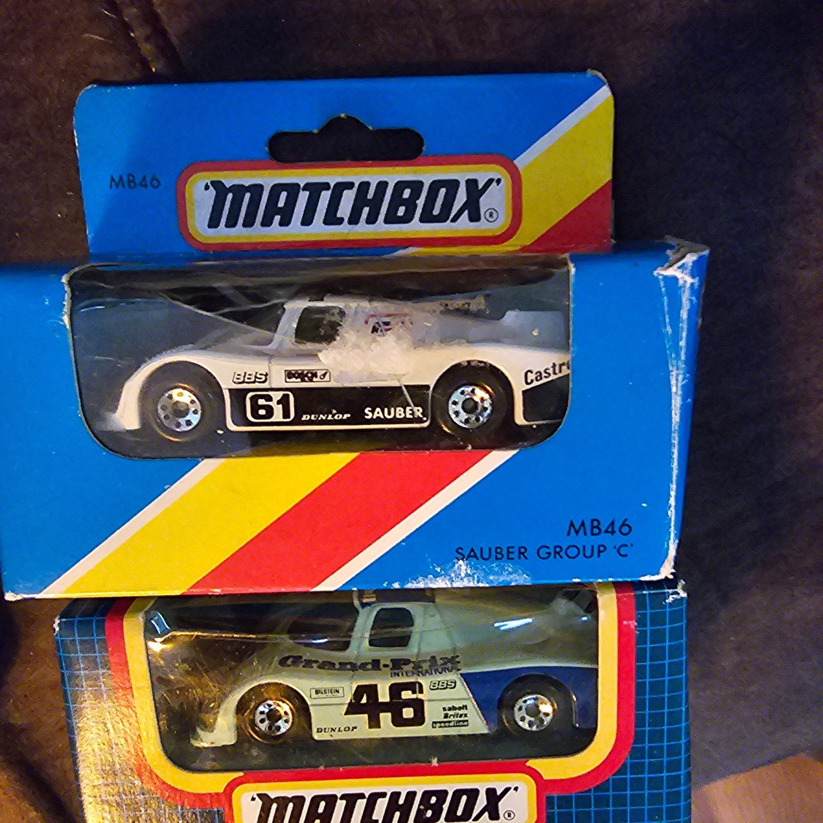 Matchbox auto's Sauber Group C in mint doosjes, Kinderen en Baby's, Speelgoed | Speelgoedvoertuigen, Onbekend, Ophalen of Verzenden