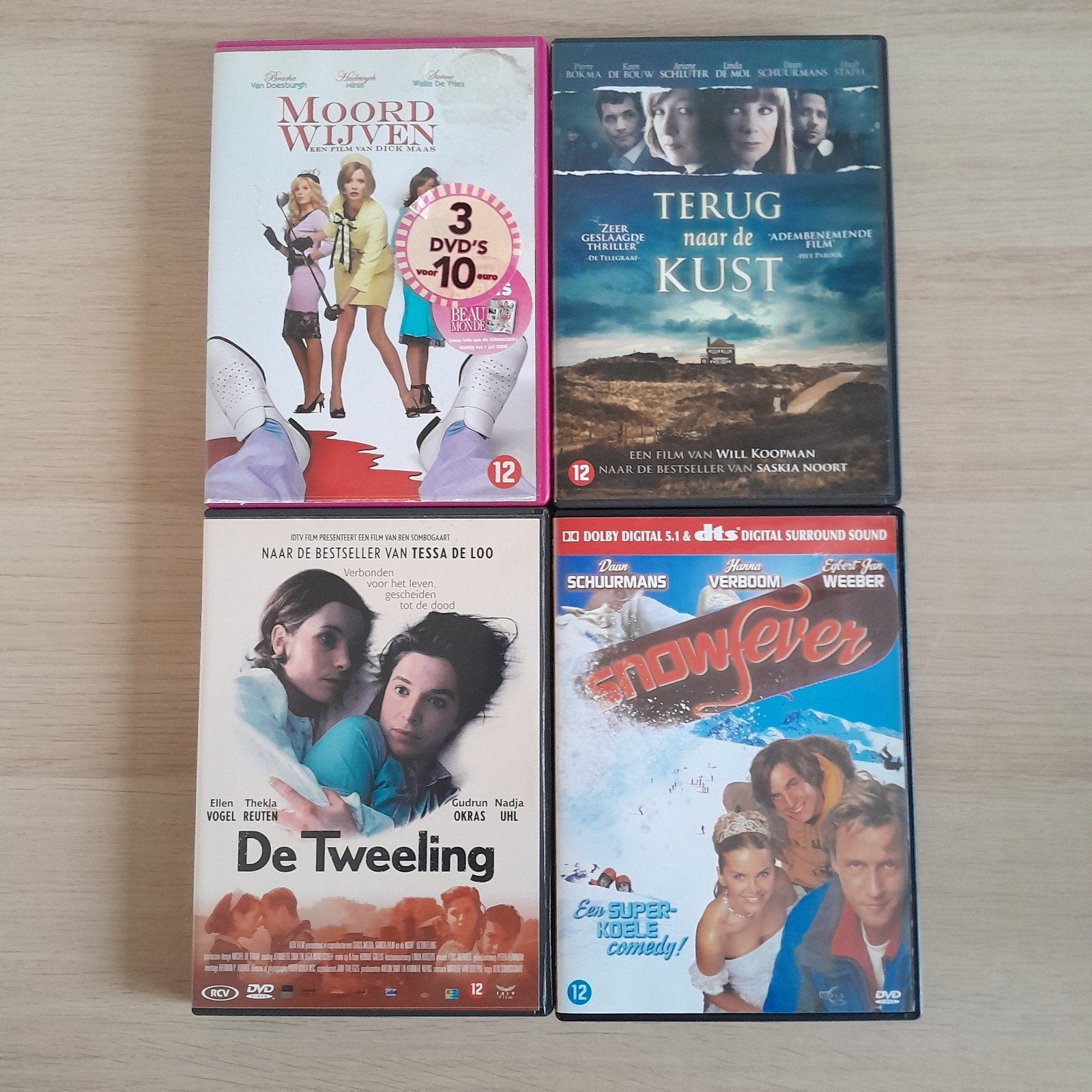 DVD Collectie 4 Nederlandse films, Gebruikt, Verzenden, Nederlands, Nederlands
