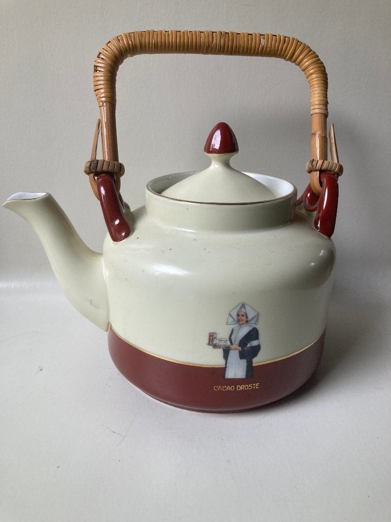 Porseleinen Droste chocoladeketel, Ophalen of Verzenden