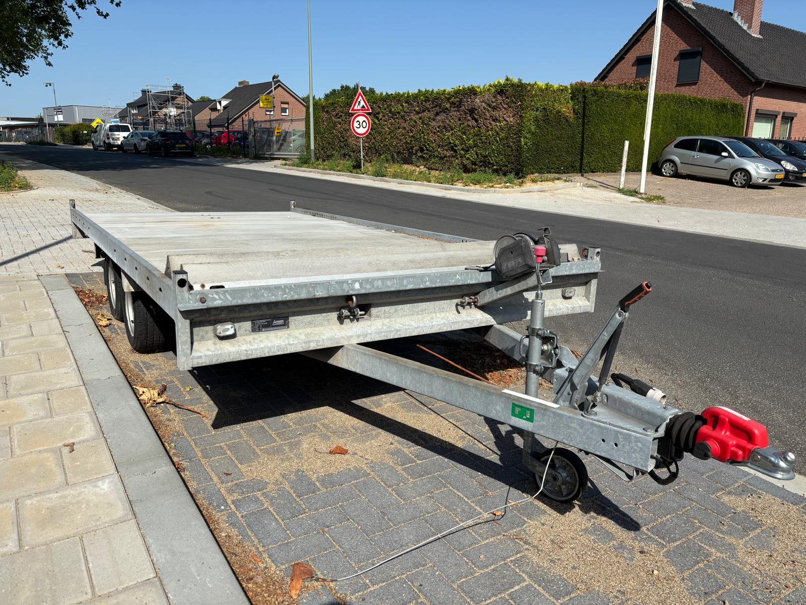 Anssems Autoambulance oprijwagen autotransporter 3000kg, Ophalen, Zo goed als nieuw