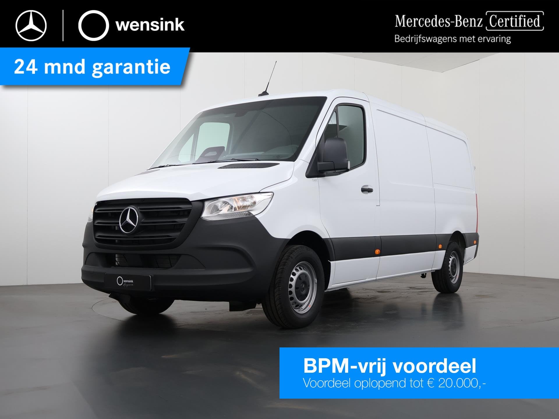 Mercedes-Benz Sprinter 315 CDI | L2 H1 | RWD | PRO | Parkeer, Auto's, Gebruikt, Euro 6, 4 cilinders, Wit