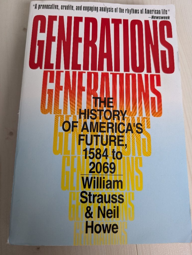 Generations – William Strauss & Neil Howe (Engels), Ophalen of Verzenden, Zo goed als nieuw