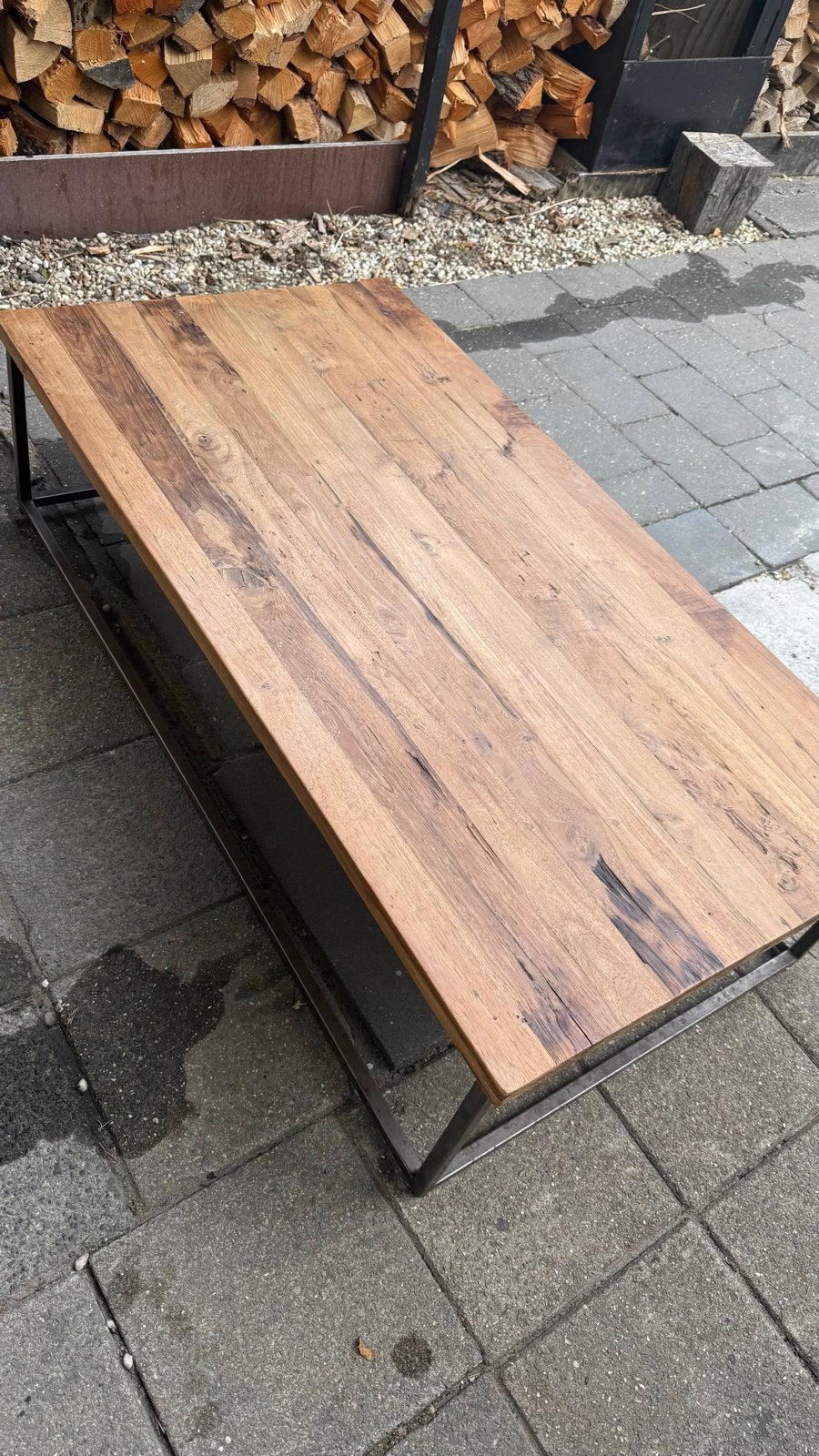 Salontafel Ibiza outdoor 130x70x35, Ophalen, Gebruikt, 100 tot 150 cm, 50 tot 100 cm
