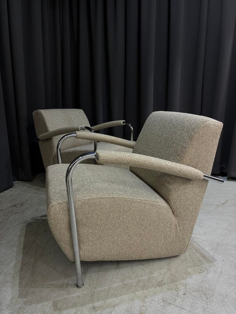 Leolux Scylla fauteuil - Nieuw Boucle -