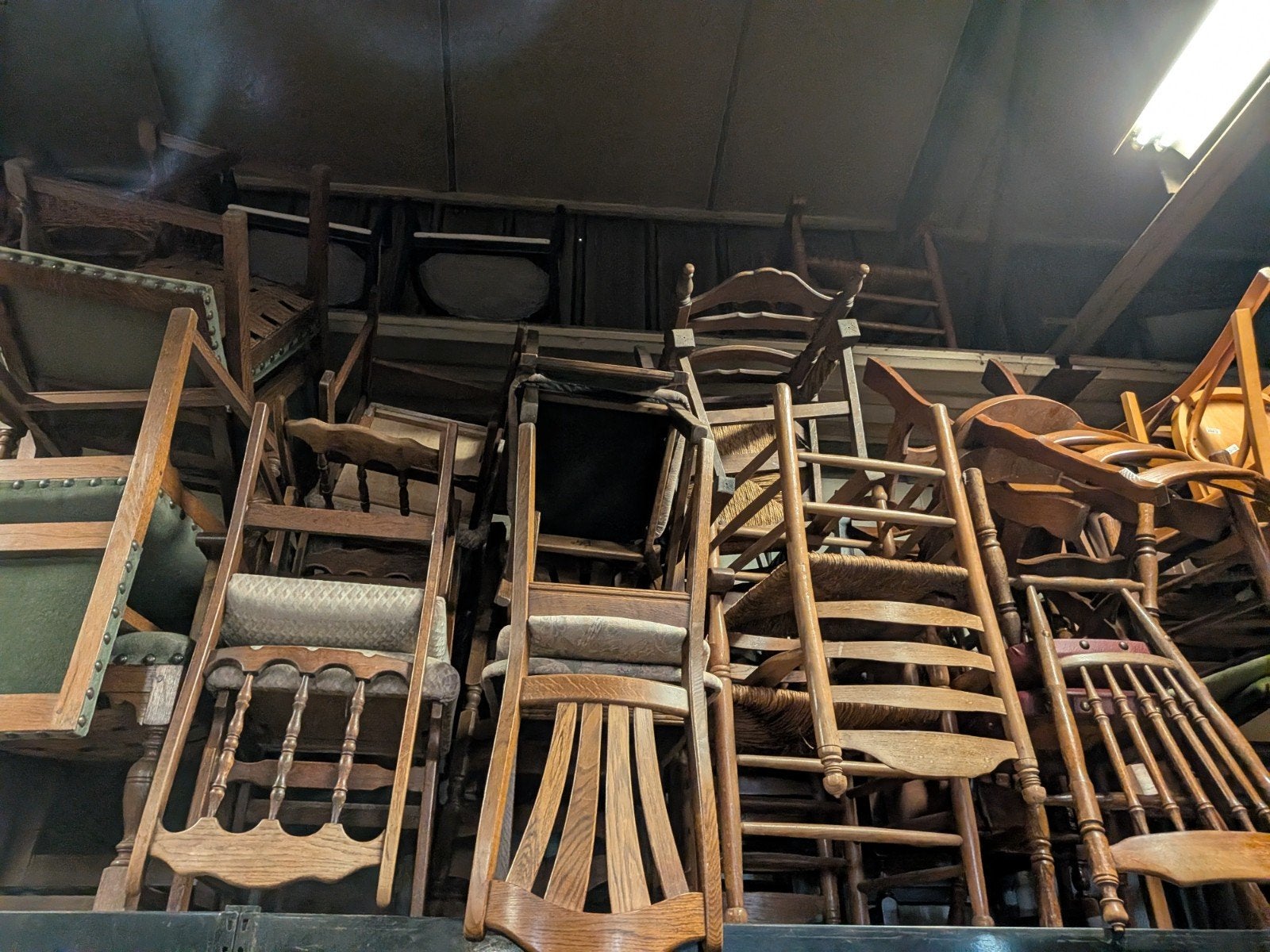 Grote Partij Houten Stoelen | Diverse Modellen | Horeca,, Ophalen