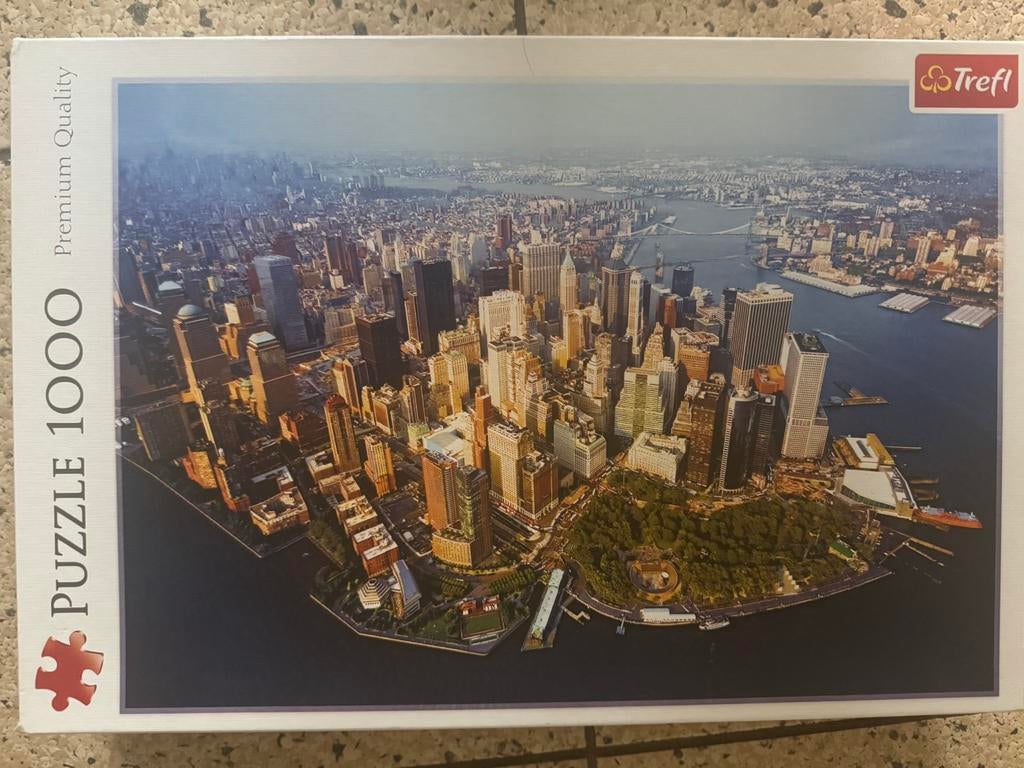 New york 1.000 stukjes puzzel compleet, Ophalen, 500 t/m 1500 stukjes, Zo goed als nieuw