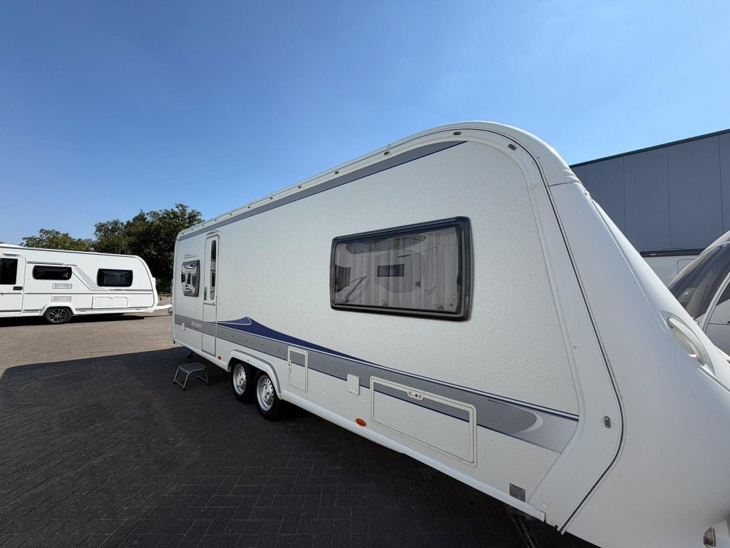 Hobby Excelsior 610 UL, Caravans en Kamperen, Caravans, Schokbreker, Rondzit, Hobby, Bedrijf