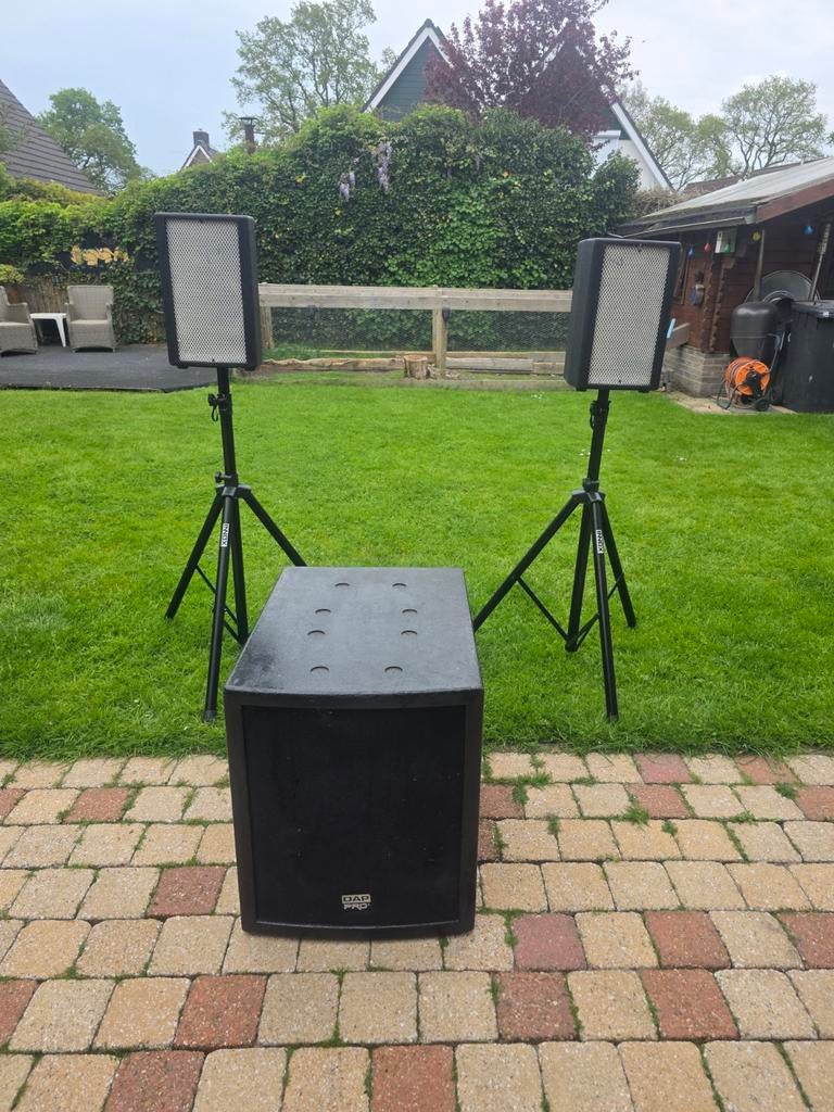 DAP PRO Audio Club Mate 15 PA Systeem, Audio, Tv en Foto, Luidsprekers, Gebruikt, Complete surroundset, 120 watt of meer, Ophalen