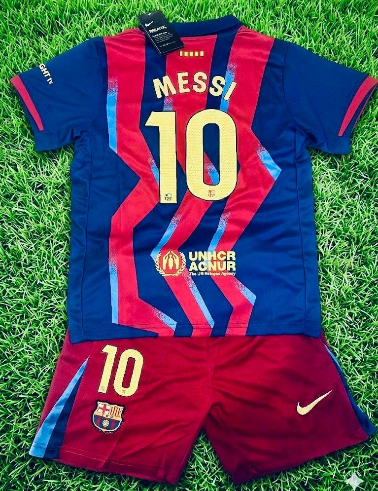 FC Barcelona - Messi Tenue - Nieuw - Maat 140, Maat XS of kleiner, Verzenden, Nieuw, Set