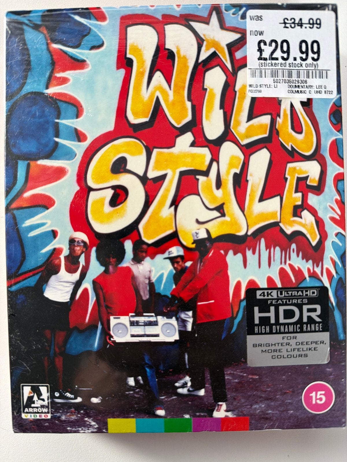Wild Style 4K Ultra HD Blu-ray - Speciale Editie, Vanaf 16 jaar, Ophalen of Verzenden, Zo goed als nieuw, Engels