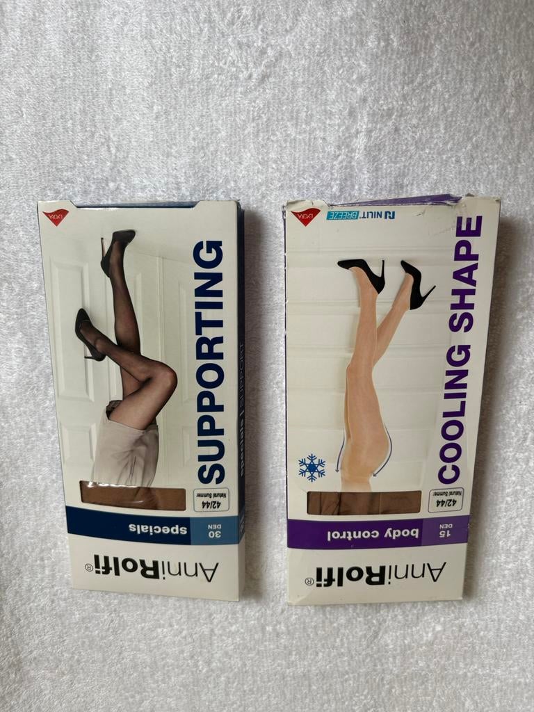 2 nieuwe huidkleurige pantys, Ophalen of Verzenden, Nieuw, Maat 40/42 (M), Panty