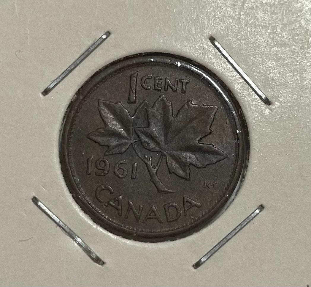 1 cent Canada 1961, Postzegels en Munten, Munten | Amerika, Ophalen of Verzenden, Noord-Amerika