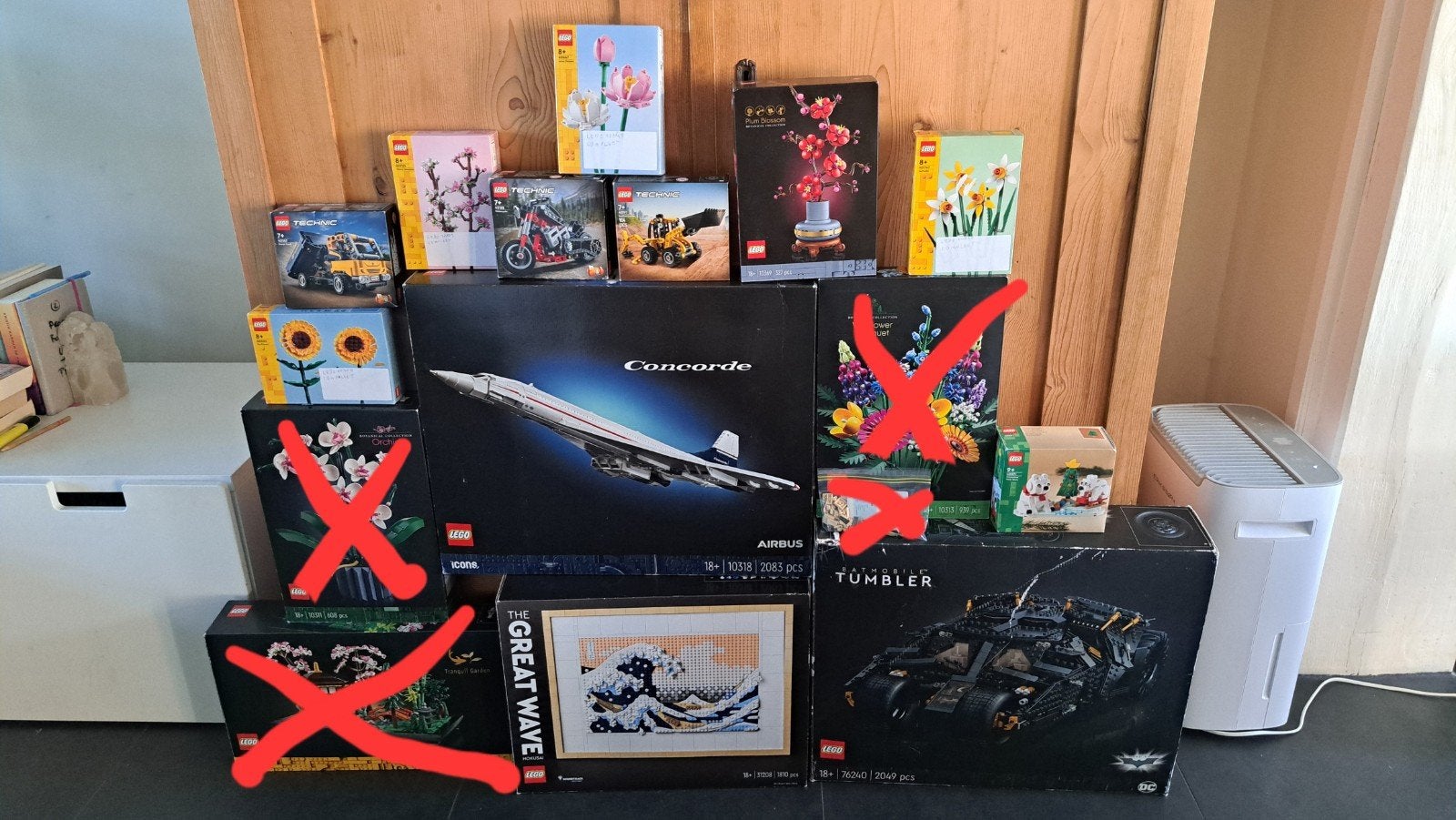 Grote collectie  LEGO sets (Concorde, Tumbler, etc.), Ophalen of Verzenden, Zo goed als nieuw, Overige merken