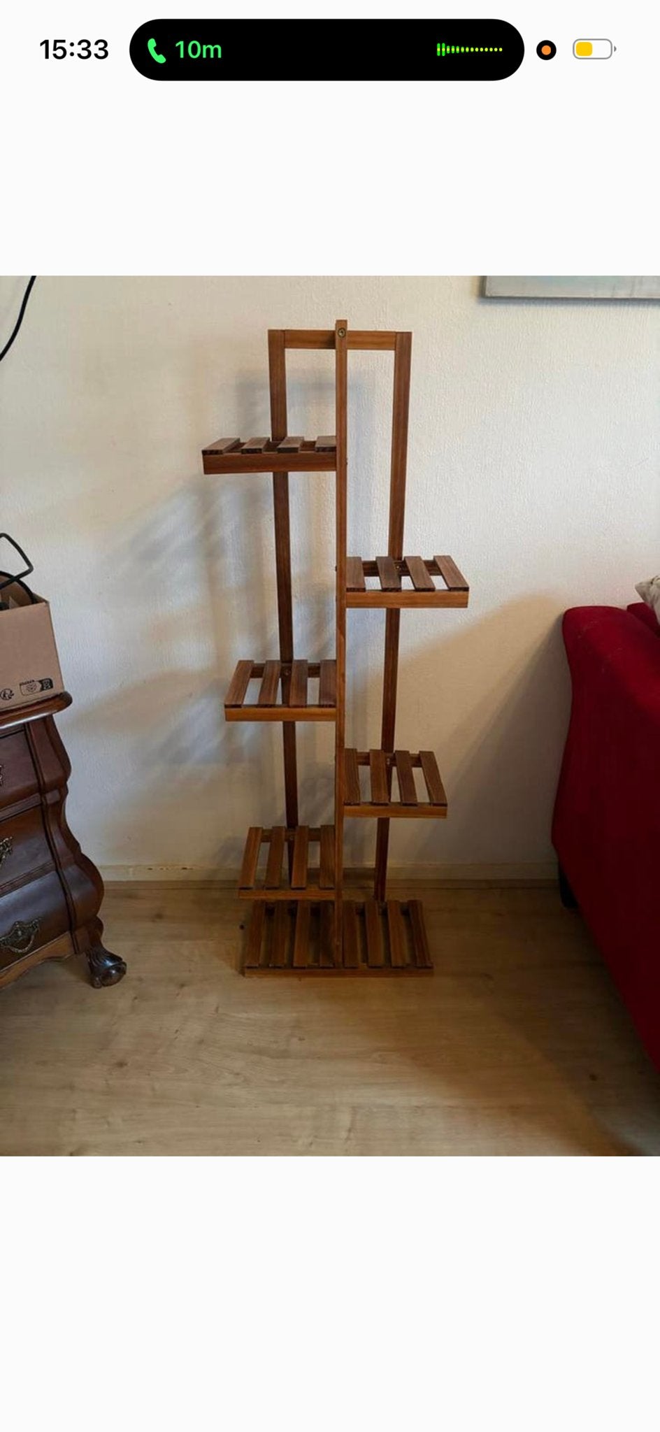 Houten Plantentrap, Ophalen, Gebruikt, Minder dan 60 cm, Binnen