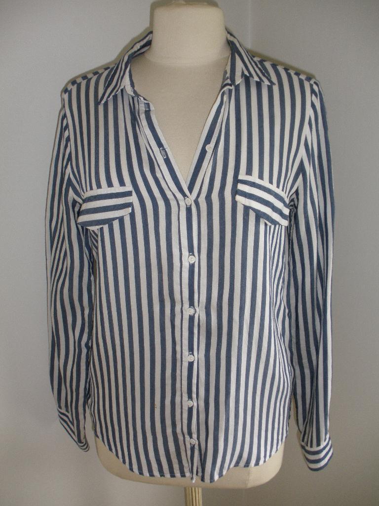 ZARA bloes blauw wit streep maat M, Maat 38/40 (M), Blauw, Zara, Ophalen of Verzenden