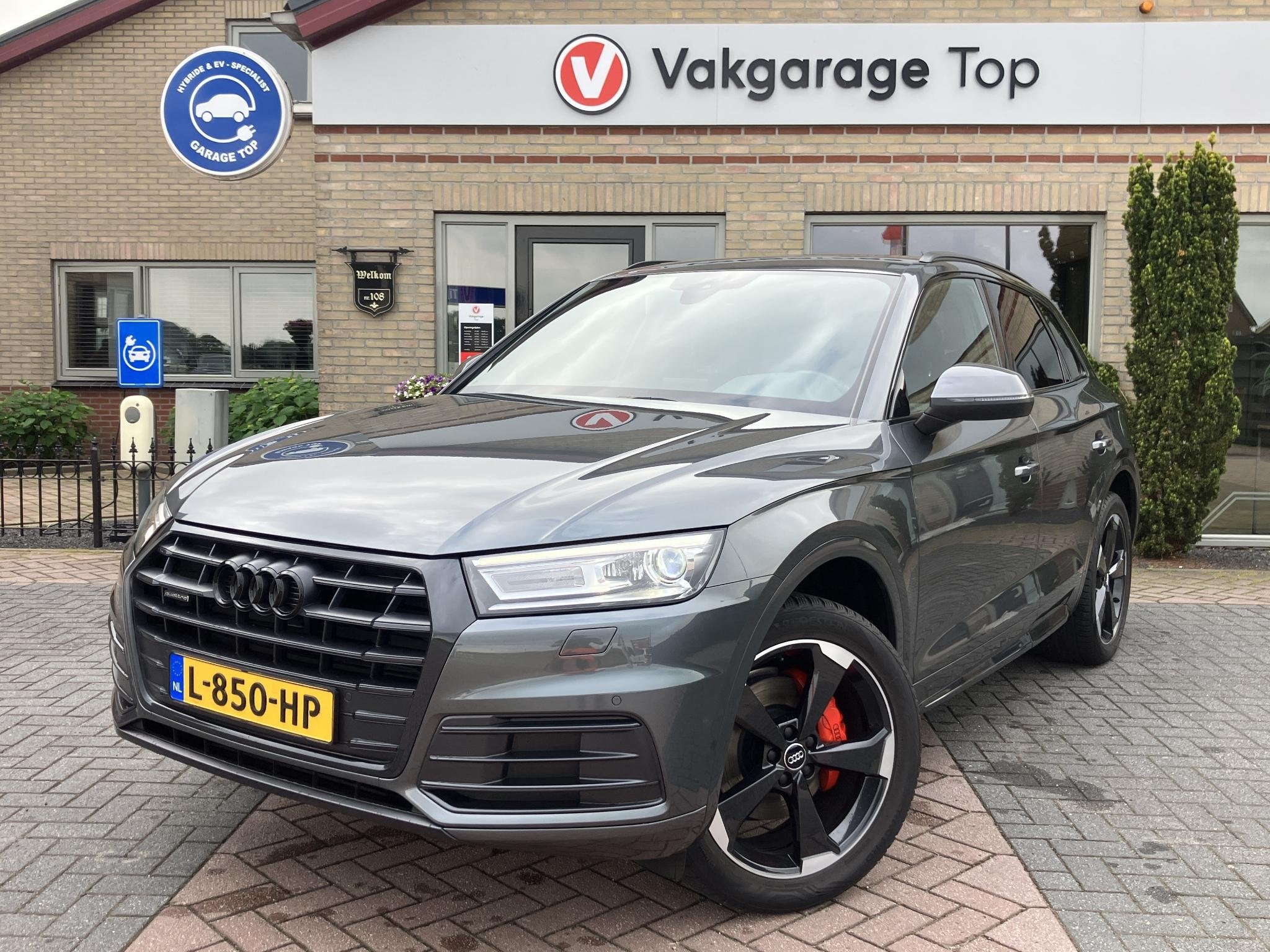 Audi Q5 2.0 TFSI quattro | Pano | Trekhaak | Leder, Auto's, Automaat, Stof, 4 cilinders, 14 km/l