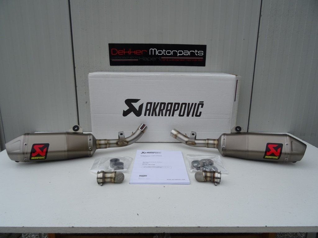 Akrapovic Slip-on Titatium Dempers Honda CRF450R / RX 2017, Motoren, -, -, Nieuw, Ophalen of Verzenden